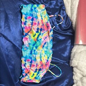 No Boundaries Tie-Dye Bikini Top - Multicolor